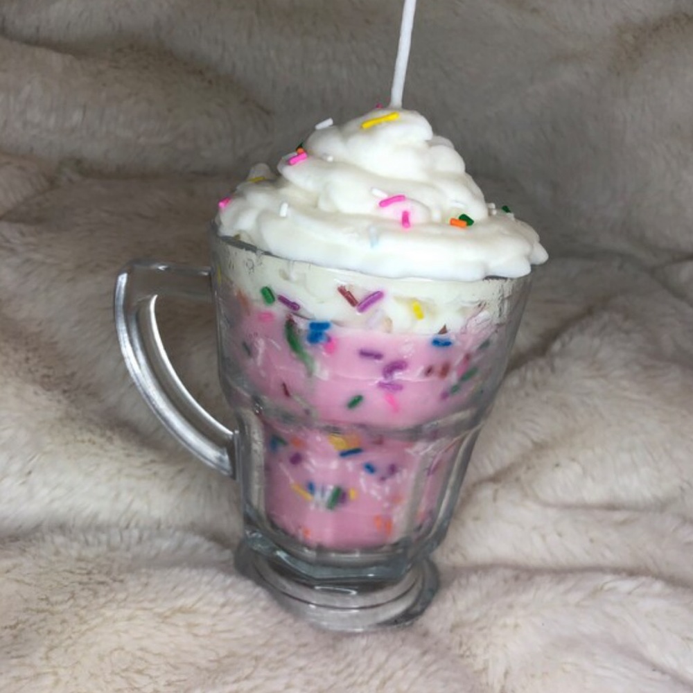 Sugar Cookie Candle 💕 Pink Milkshake